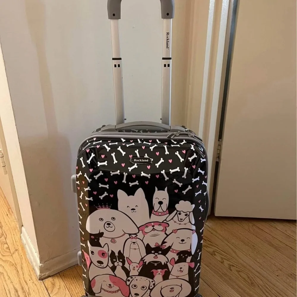 Black and Pink Dog Carrier for Travel